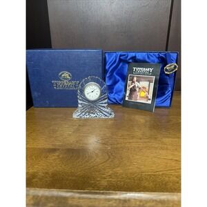 Tipperary Crystal Carriage Clock Made In Ireland - Works With Original Box